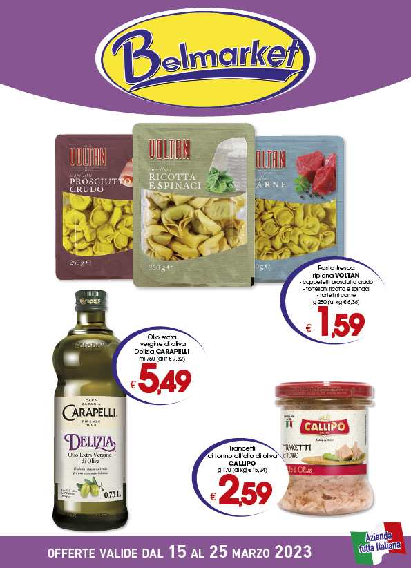 Offerte dal 15 al 25 Marzo
