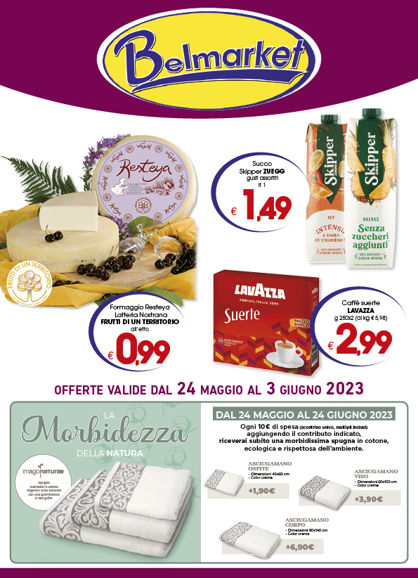 Offerte dal 24 Maggio al 03 Giugno