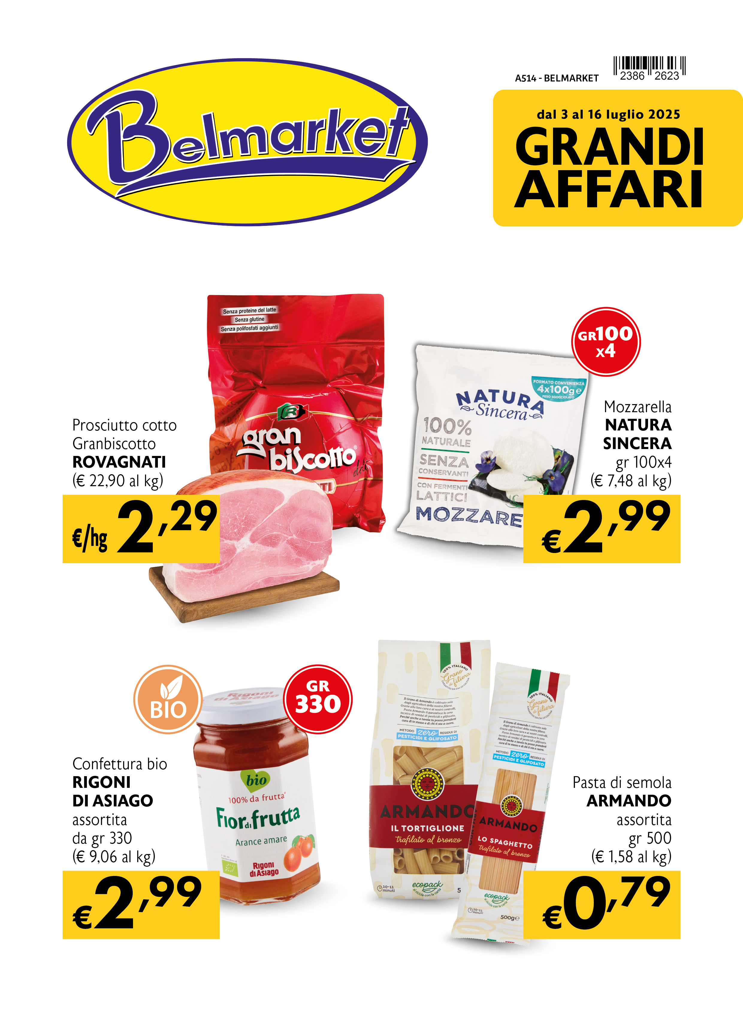 Offerte dal 03 al 16 luglio 2025